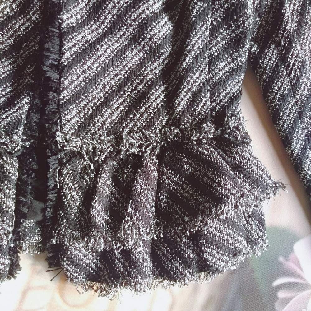 ANN TAYLOR Ruffle Jacket - Picture 7 of 8